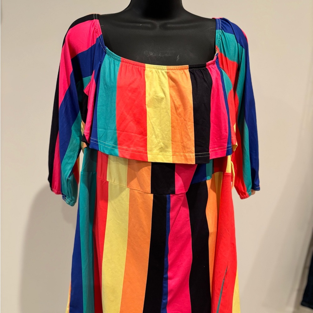 Colorful Striped Women's Shorts